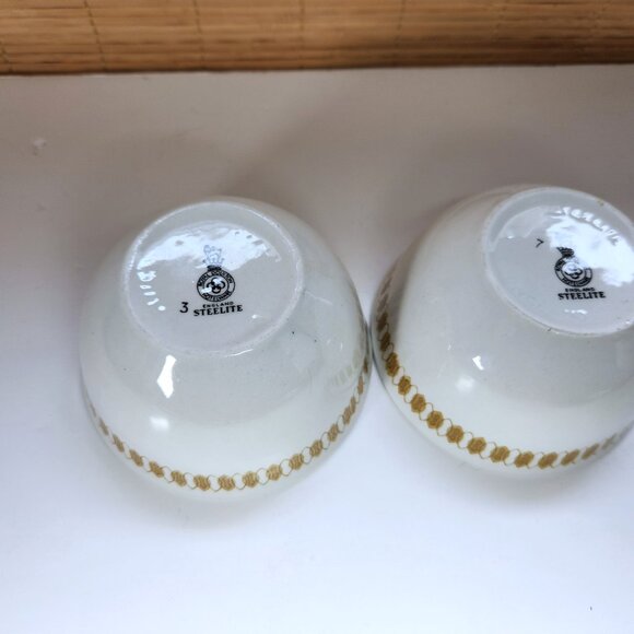 Royal Doulton Bowls Mayfair Pattern Set of 2 Hotel ware England MCM Steelite - Picture 7 of 8